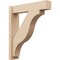 Ekena Millwork 6-in W x 26-in D x 30-in H Funston Block Rough Cedar Woodgrain TimberThane Outlooker, Primed Tan OUTUR060X26X30FST44RCPR - alternate 1